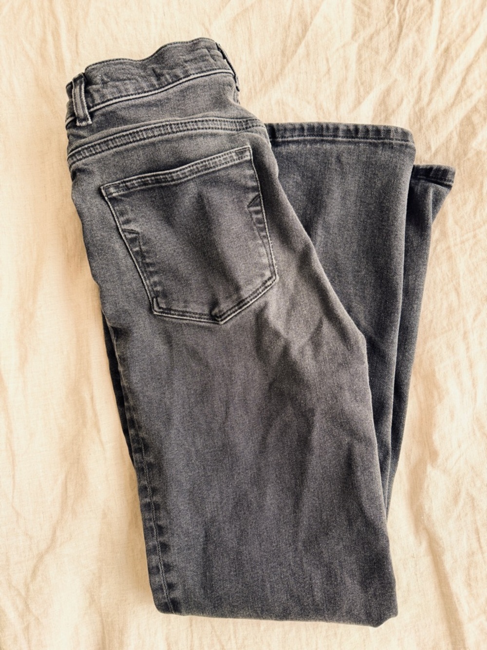 SELECTED FEMME High-Rise Faded Black Jeans